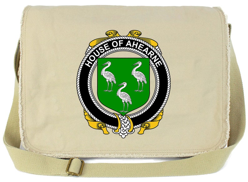 Irish House Heraldry Ahearne Canvas Bag Design-15269