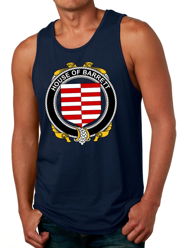 Design-15270 Men/'s Irish House Heraldry Barrett Tank Top