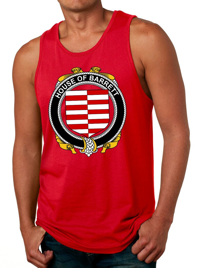 Design-15270 Men/'s Irish House Heraldry Barrett Tank Top
