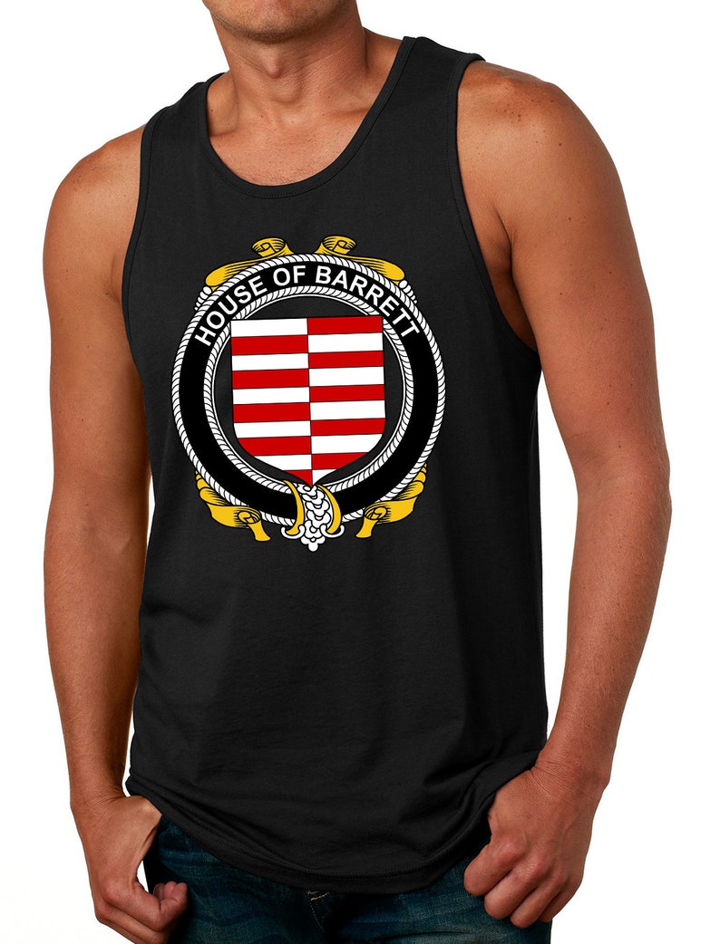 Design-15270 Men/'s Irish House Heraldry Barrett Tank Top