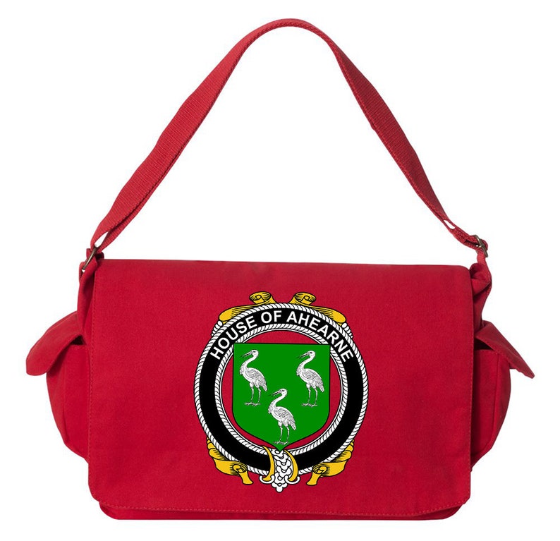 Irish House Heraldry Ahearne Canvas Bag Design-15269