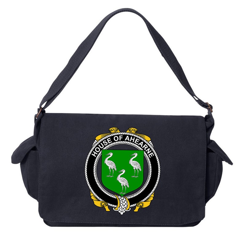 Irish House Heraldry Ahearne Canvas Bag Design-15269