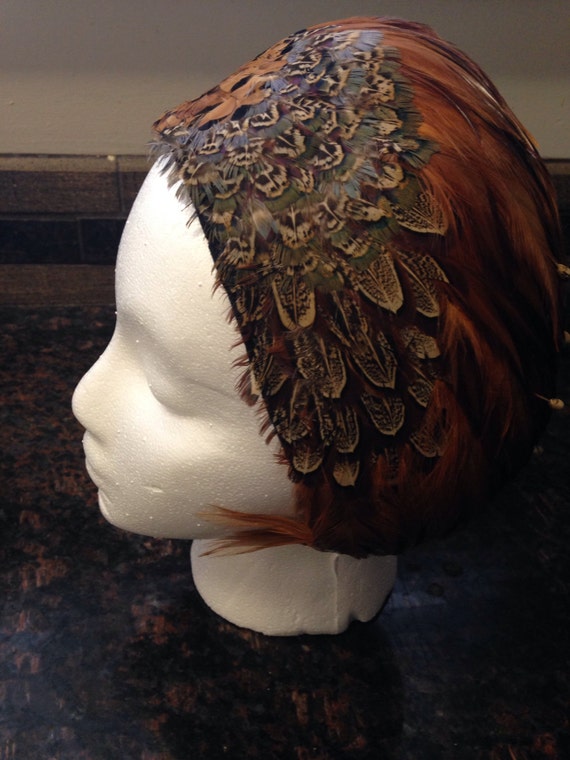 Maxine Feathered Fascinator