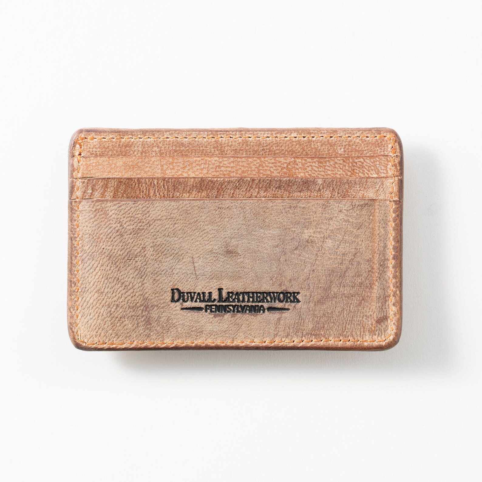 Card Case Vintage Brown Etsy