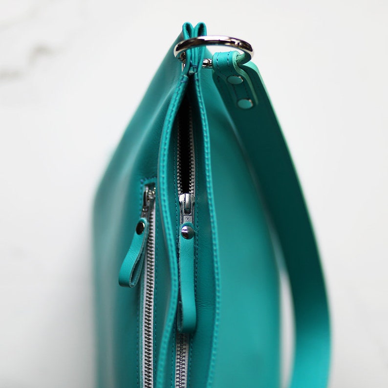 Leather Shoulder Bag Wide Strap Shoulder Bag Wide Strap Etsy