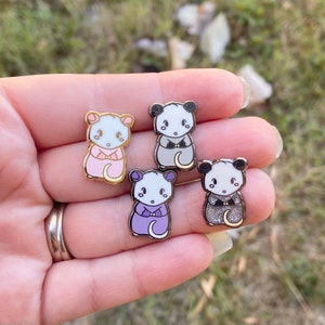 SALE Minor Defects and Seconds Mini Opossum Hard Enamel Pin