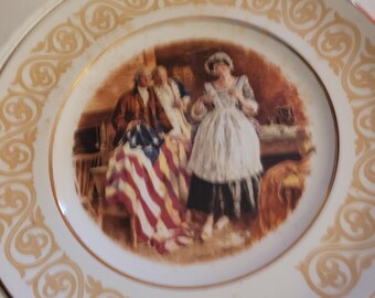 Avon Betty Ross Collector Plate, Mint in Box