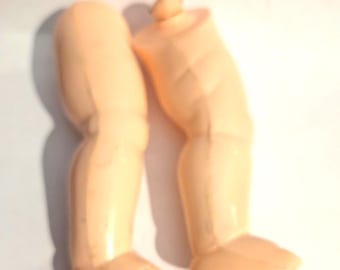Doll Legs, Restoration, Molded Pink Plastic