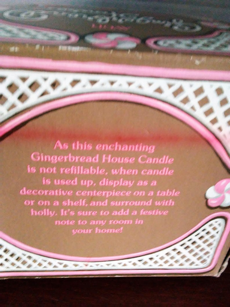 Avon Ginger Bread House Candle Frankincense and Myrrh Scent Etsy