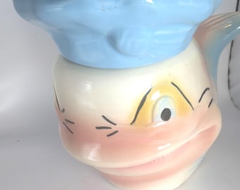 Sailor Whale Cookie Jar, Robinson Ransbottom, Roseville Pottery