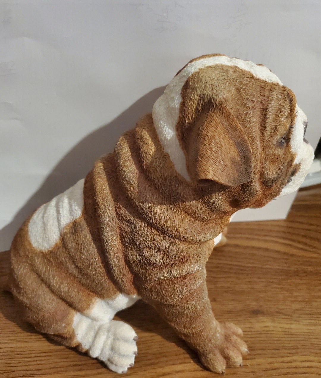 Lil Bull Dog Pup Poly Resin Dog Statue Etsy