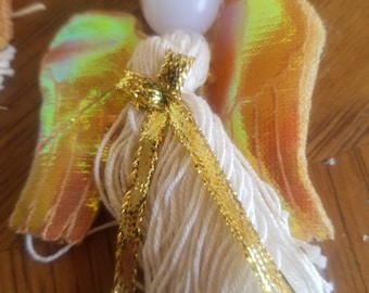 vintage, Mini anges artisanaux, Décorations de Noël