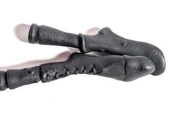 Black Doll Legs, Doll Boots, One Molded Piece