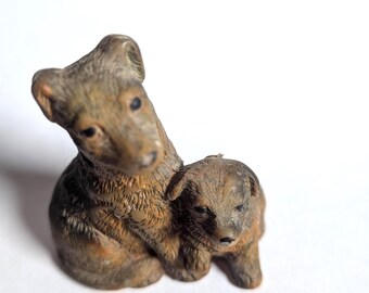 Mini Composite Mother Dog and Baby, Taiwan