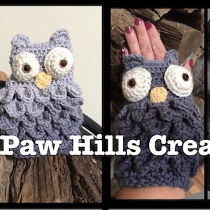 Owl gloves pattern