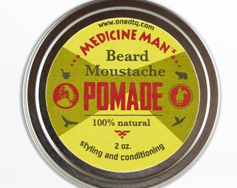 Medicijnman van anti-jeuk baard en snor pommade genezing