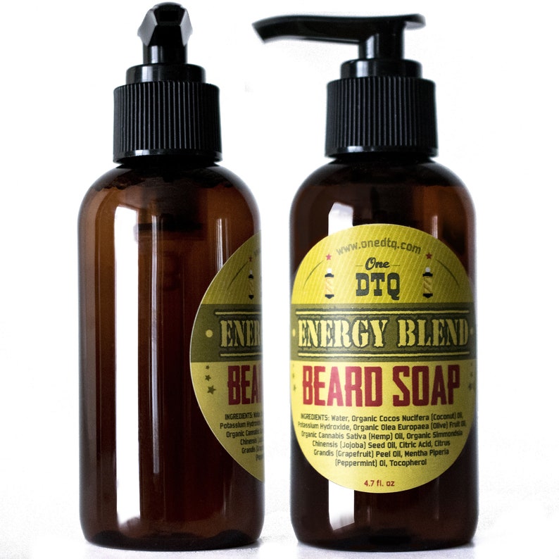 Beard Soap Energy Blend is a Perfect Beard Wash to Clean Both Etsy