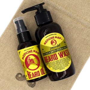Anti-Itch Beard Wash and Beard Oil Beard Care