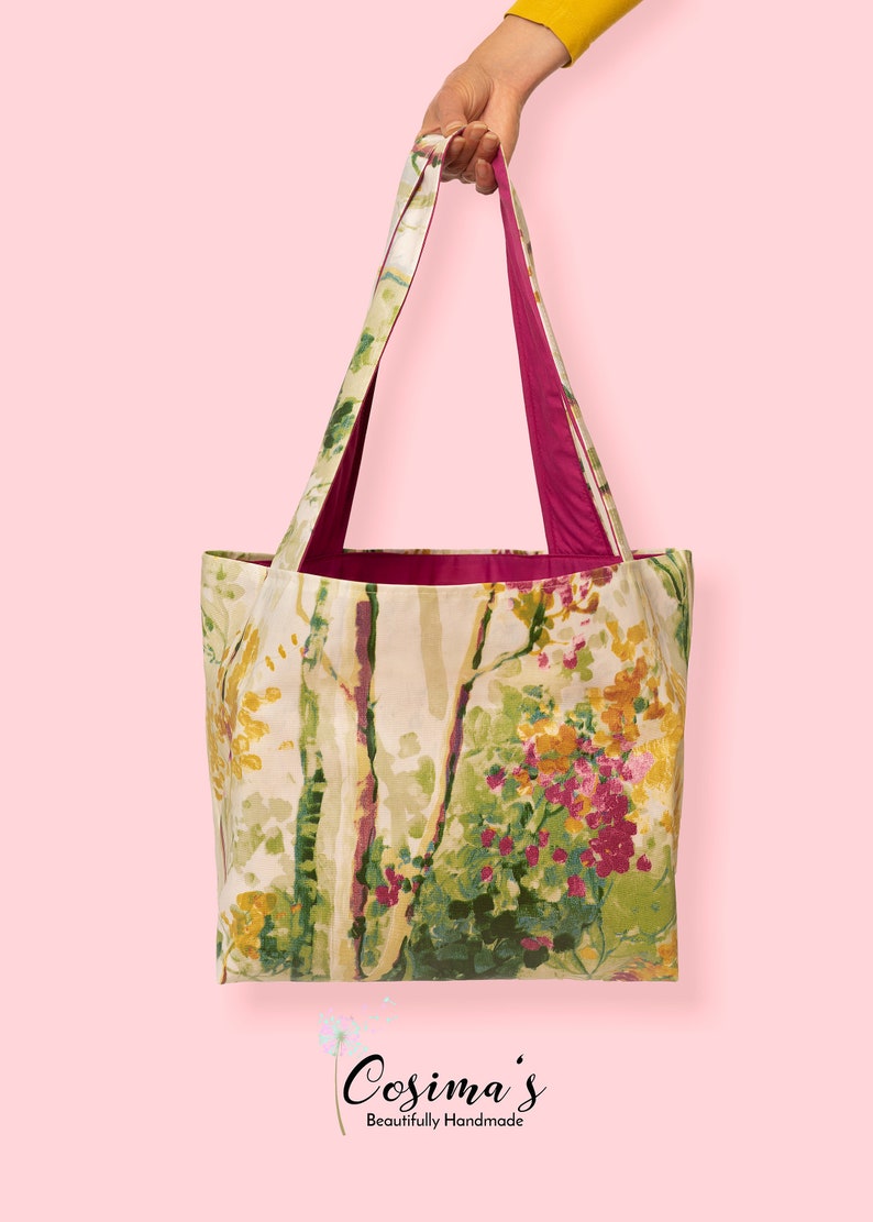 oilcloth beach bag