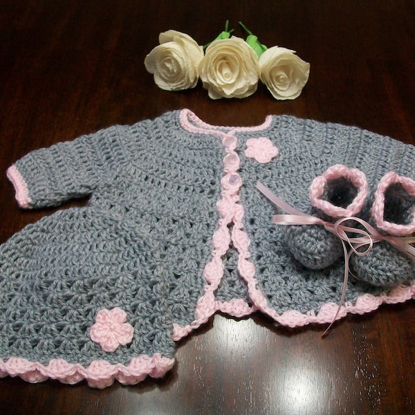 Baby Sweater Set Etsy