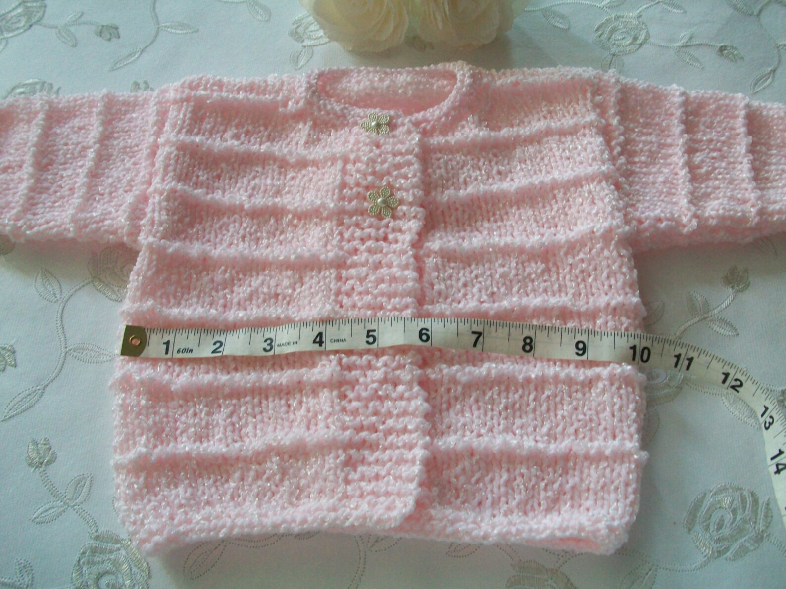 Pink Baby Cardigan Pink Baby Sweater Pink Baby Top Newborn Etsy Australia