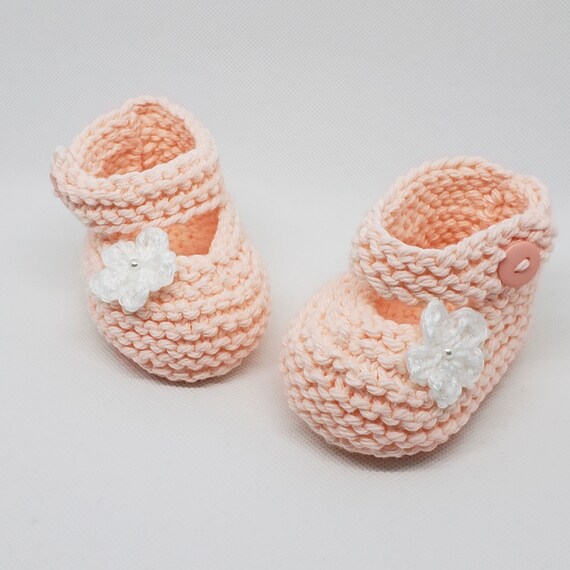 Peach baby shoes sale