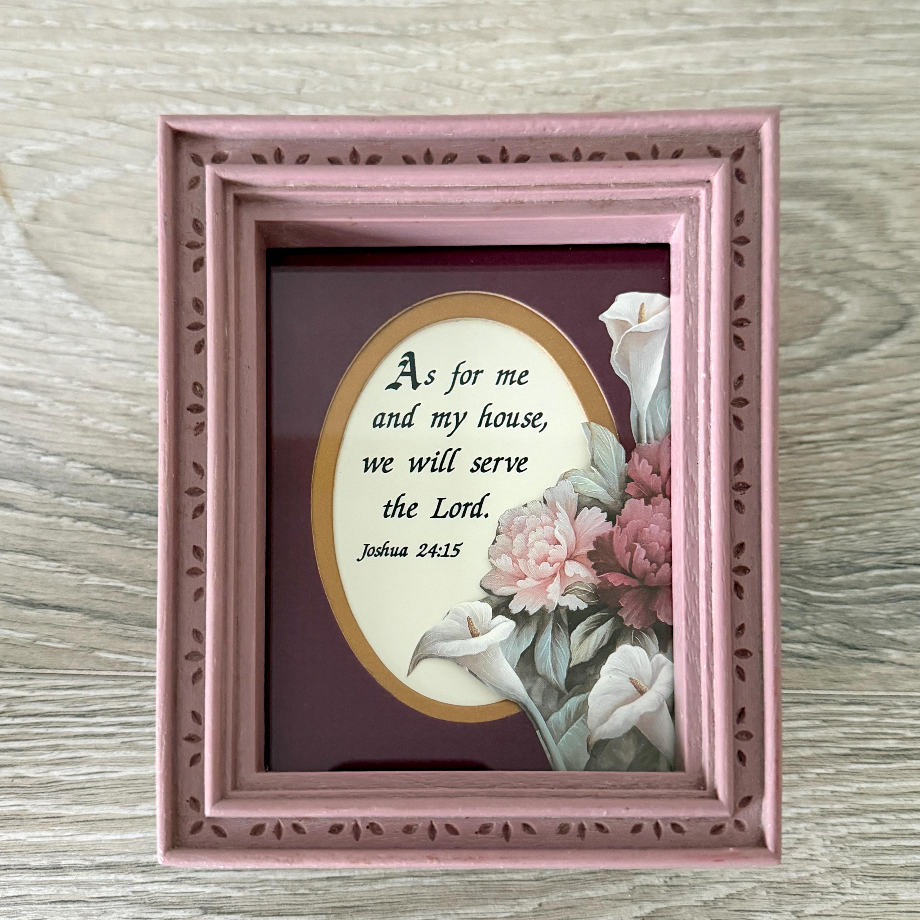 Vintage Molded Plastic Pink Frame, Pair of Mauve Frames, Framed Bible ...