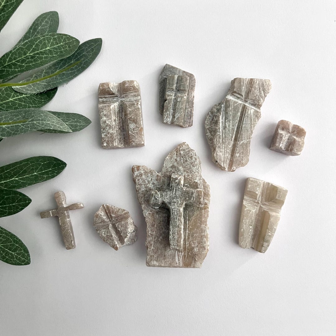 Stone Cross, Crosses Carved in Stone, Hand Carved Cross, Decorative ...