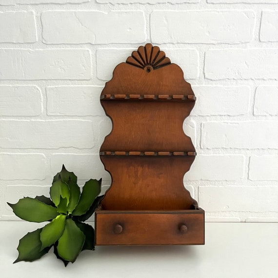 Vintage Spoon Display Shelf 12 Spoon Display Shelf Etsy