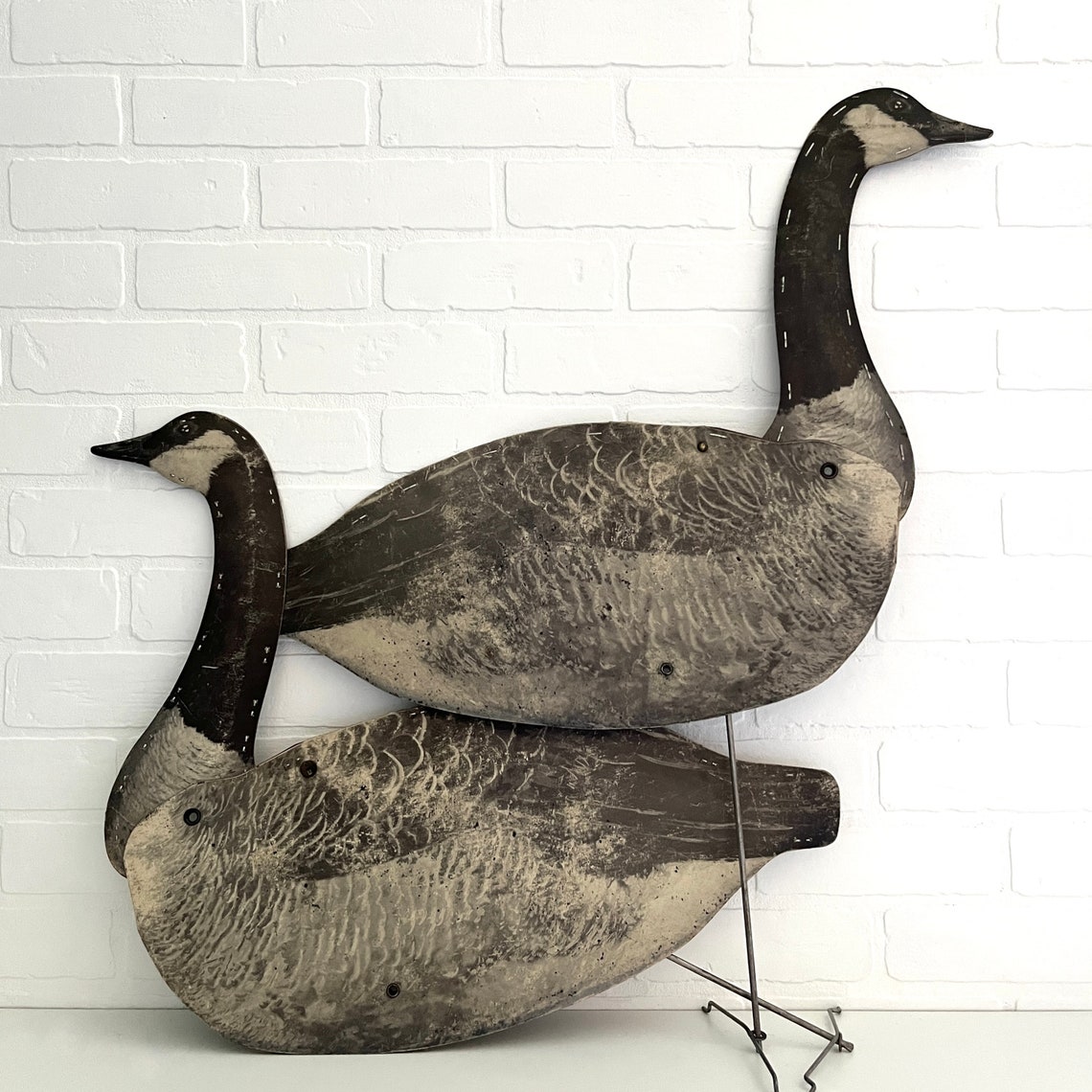 Vintage Goose Decoy Carry Lite Folding Decoy With Metal Etsy