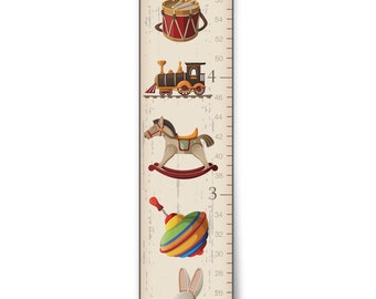 Height Chart - Vintage Toys