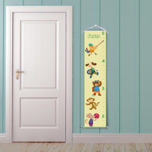 Personalized &quot;Sports Animals&quot; Growth Chart