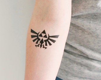 2 Tatouages temporaires Triforce- SmashTat