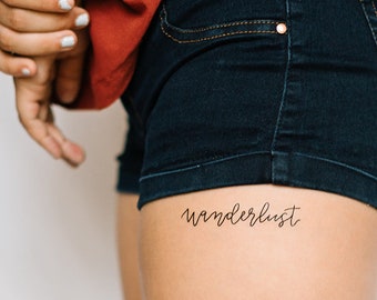 2 Wanderlust Temporary Tattoos- SmashTat