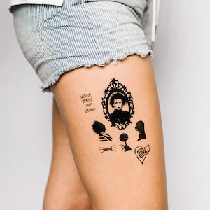Tim Burton Set of Temporary Tattoos- SmashTat