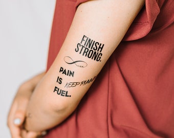 4 Running Temporary Tattoos- SmashTat