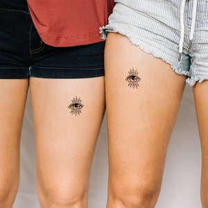 2 Eye Temporary Tattoos- SmashTat
