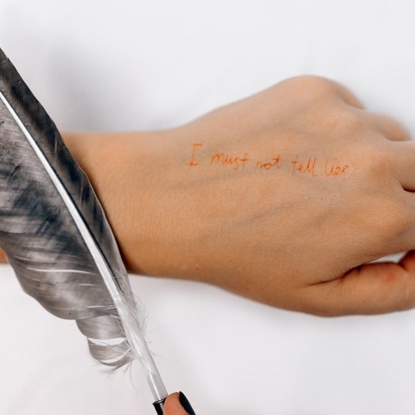 I Must Not Tell Lies Tattoo Etsy