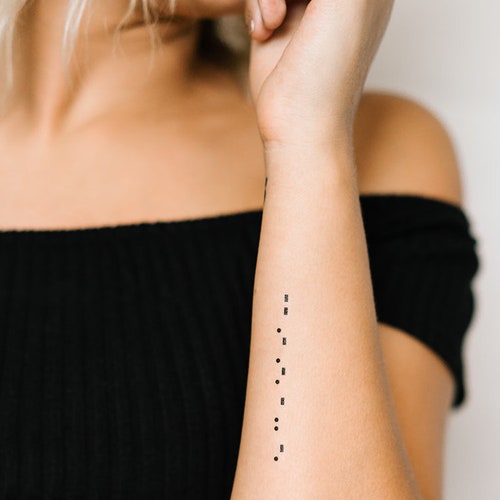Update 86+ about morse code tattoo best .vn Update 86+ about morse code tattoo best .vn