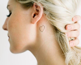 5 Heart Temporary Tattoos- SmashTat