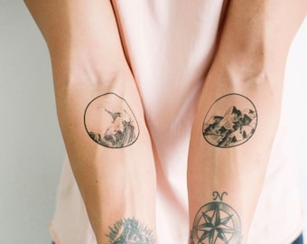 2 Nature Temporary Tattoos- SmashTat