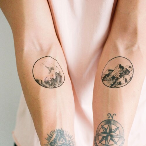 2 Nature Temporary Tattoos Smashtat - Etsy 2 Nature Temporary Tattoos Smashtat - Etsy