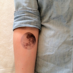2 tillfälliga tatueringar med fullmåne - SmashTat