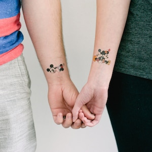 Vintage Mickey and Minnie Temporary Tattoos- SmashTat