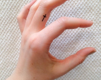 4 Cross Temporary Tattoos- SmashTat