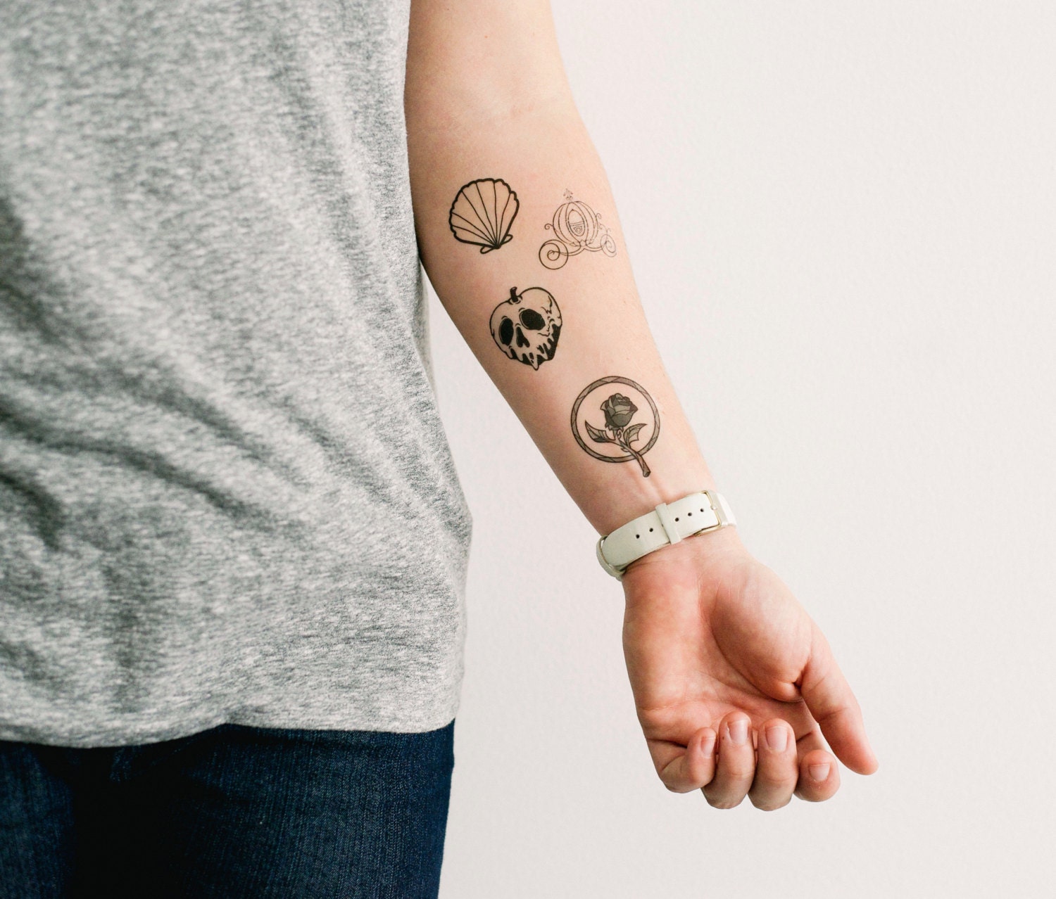 4 Disney Princess Temporary Tattoos - Etsy 4 Disney Princess Temporary Tattoos - Etsy