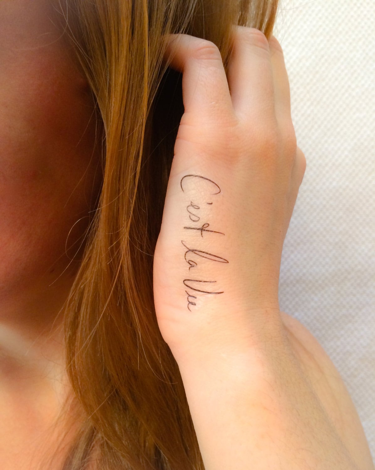 2 C'est La Vie Temporary Tattoos Smashtat Etsy UK