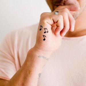 2 Music Lover Temporary Tattoos- SmashTat