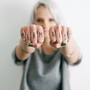 2 Mermaid Temporary Tattoos- SmashTat