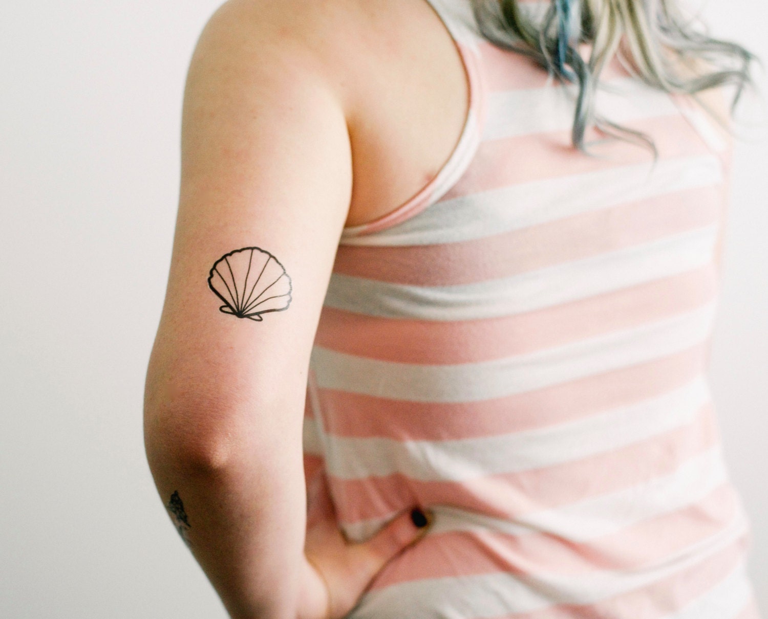 Small Shell Temporary Tattoo (Set of 3) – Small Tattoos